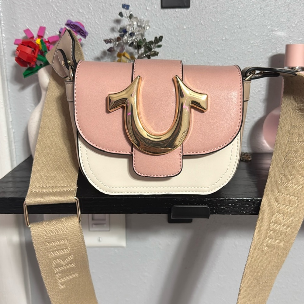 Pink true religion bag